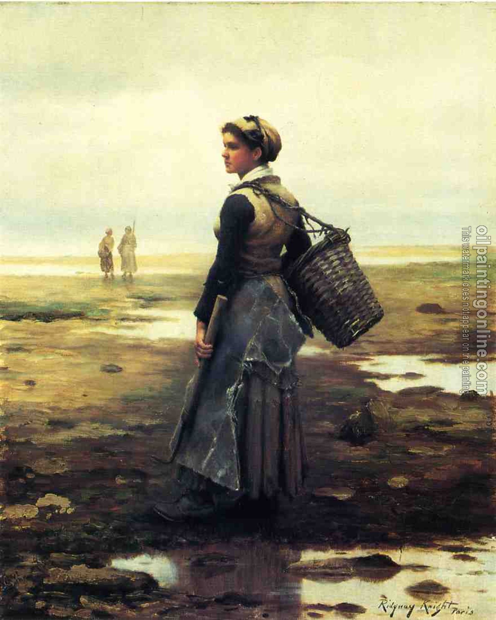 Daniel Ridgway Knight - Clamming